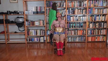 Minx Grrl - Wonder Woman battles her twin Part 1 (MP4 Format)