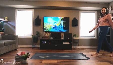 Sexy Yoga Instructor Makes You Kiss Her Feet