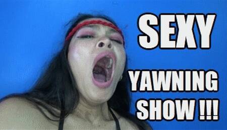 YAWNING MOUTH FETISH 230905KSAR SARAI IN UNSTOPPABLE MULTIPLE YAWNING ATTACK SD WMV