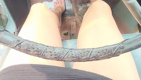 Burning off Fuel in the Fairlane Between Flooding Sessions