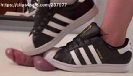Under Superstars - Sneaker Cock Trample - Close View