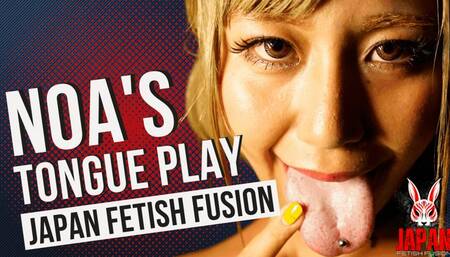 NOA's Intense Tongue Play: A Thrilling Dive into Spit and Oral Sensations