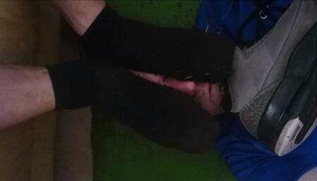 Foot-Smothered! (Rank Socks, Sweaty Bare Feet) (HD mp4)