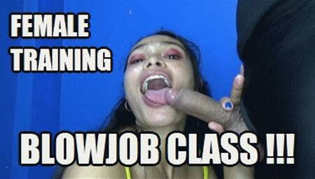 FEMALE TRAINING BLOWJOB 230904B SARAI PRATICING HOW TO USE HER HANDS WHILE SUCKING COCK SD MP4