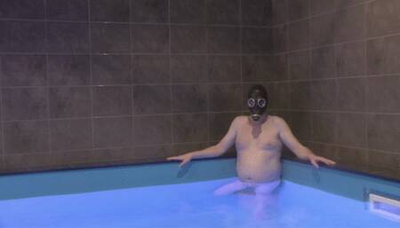 Nipple play deeptroath and fisting in by the pool