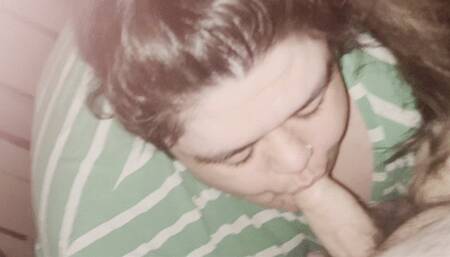 SSBBW sucks chubby cock