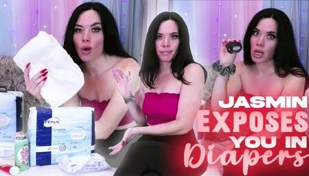 Jasmin Exposes You In Diapers 4k