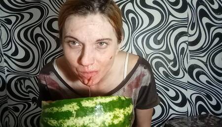 The humiliation of an unfortunate watermelon