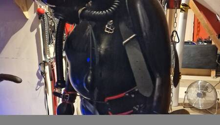 Extreme Predicament Rubber Suspension Bondage