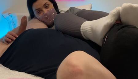 Cum Explosion Sweaty Gym Sock Teasing