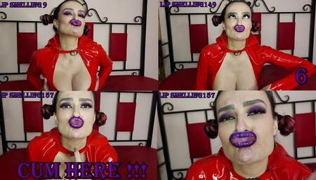 I smell my lips 160 times and give you cum countdown to make you cum in your pants