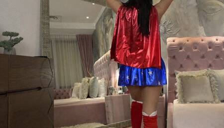 Wonder woman making you lose yourself in no matter of time