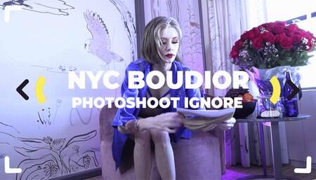 NYC Boudoir Photoshoot Ignore - Lingerie Tease POV by Goddess Kyaa - 1080p MP4