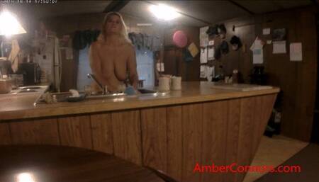 Soapy sponge in the kitchen