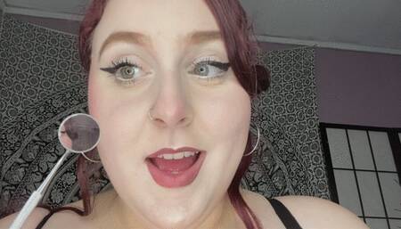 Mouth tour with mouth mirror