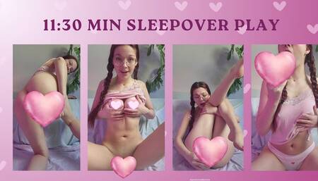 Let me show all the things I would do at a sleepover party