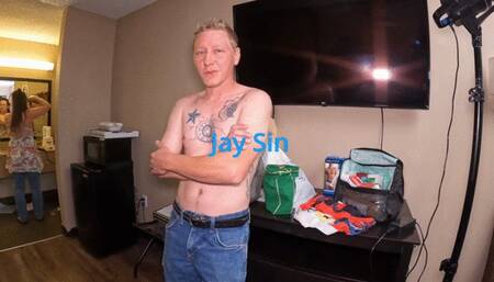 Jay Sin solo jerk off