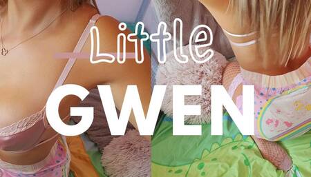 Help Little Gwen Put On Her Diaper