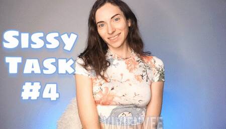 Sissy Task 4 Feminization Training Obedience and Service for Princess VivienVee the dominant girl next door Encouraged Bi Boys Learn how to serve with your mouth and your mind go gay for me submissive task #4