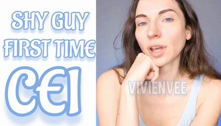 Shy First Time CEI Cum Eating Instructions for New to Kink Straight Men Training Femdom JOI Verbal Humiliation with Princess VivienVee Beta Acceptance begins with tasting your own load for me