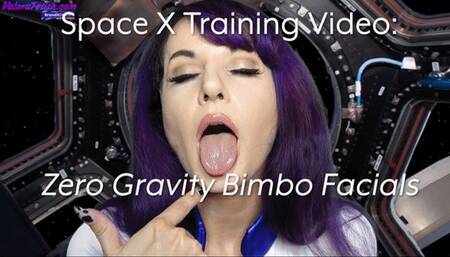 Space X Training Video - Zero Gravity Bimbo Facials