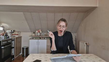 After pulling the all nighter