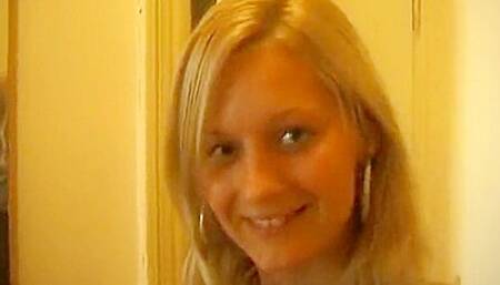 My Name Is Jana A Blonde Exhibitionist Model And Today I Masturbate For The First Time P1