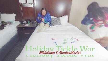 Xmas coco and tickling