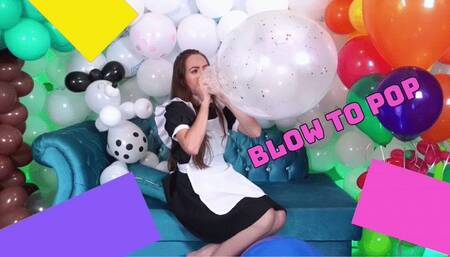 Maid Scarllet Blow to Pop