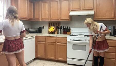 Wedgie Curious Schoolgirls - an After School Special