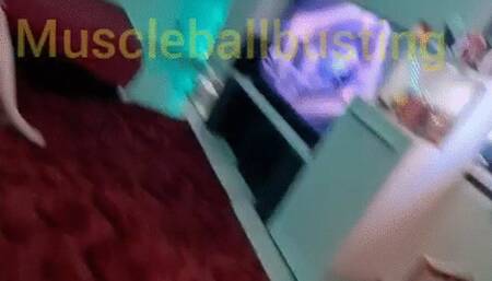 Laura bust my balls barefeet