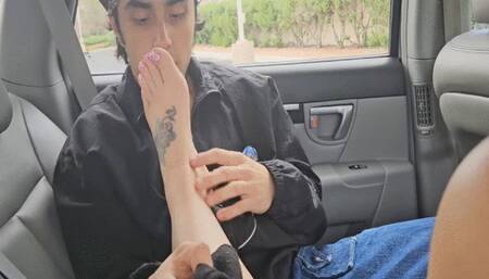 Fj in the car action