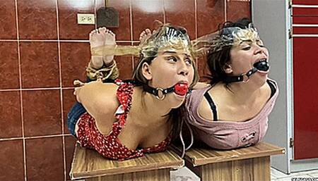 Hogtied Hotties Having Fun In Bondage (mp4)