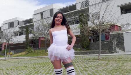 BANGBROS - Martina Smeraldi taking Anal from Potro De Bilbao and Squirting in Public