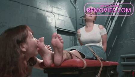 Madoka licks and tickles big Volchenok's feet (HD 720p MP4)