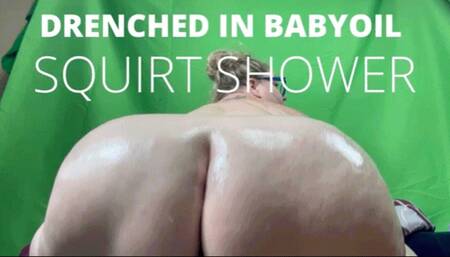 2460 Oily Dance Tease Booty Shake Squirt Show