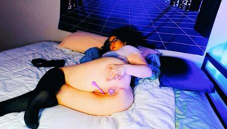 Buttplug insert and playing with toys