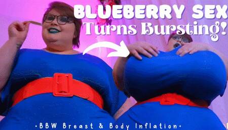Inflation Sex with BBW Blueberry GF Turns Bursting! - MP4