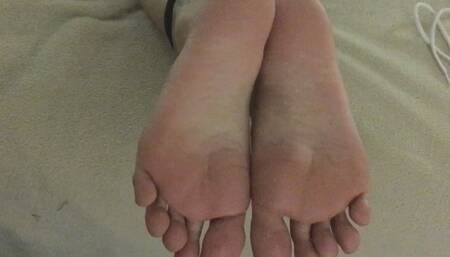 Abby First Bastinado Session