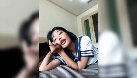 Emma Thai Doing Slutty Student Role Play Live Show