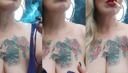 Going topless and smoking hot for you