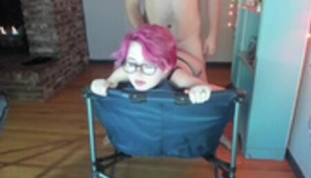 Egirl with Phat ass get fucked while streaming on chaturbate!