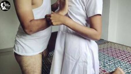 ඉස්කෝලේ නංගි ගවූම පිටින් බලෙන්ම හුකාගත්තාSri Lanka College Girl is Back to Ride Sinhala Sex XXX