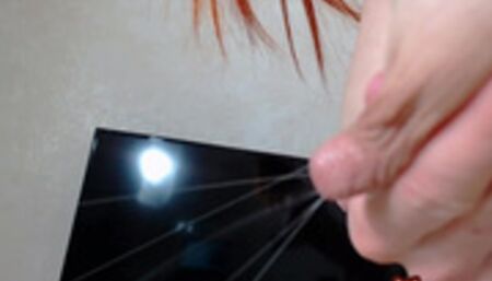 Skinny young MILF with big tits sprays milk