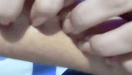 The Blonde claws the another woman