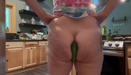 MILF and the cucumber Part 1