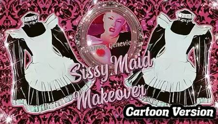CARTOON VERSION Your transition into my big titty sissy maid