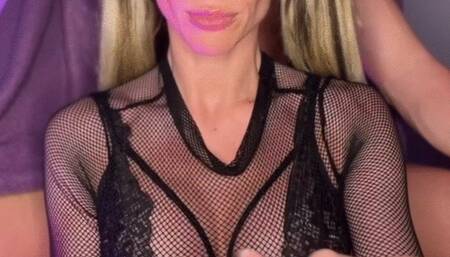 Rubber Daddy shows Stacy Quartz How To Ride a Dick