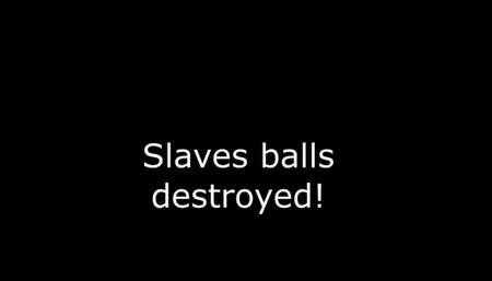 Slaves Balls takes a beating !