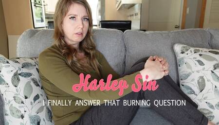 finally answer THAT burning question